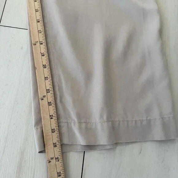 Talbots Flowy Wide Leg Ankle Pants Women’s 16P Beige - Picture 12 of 16